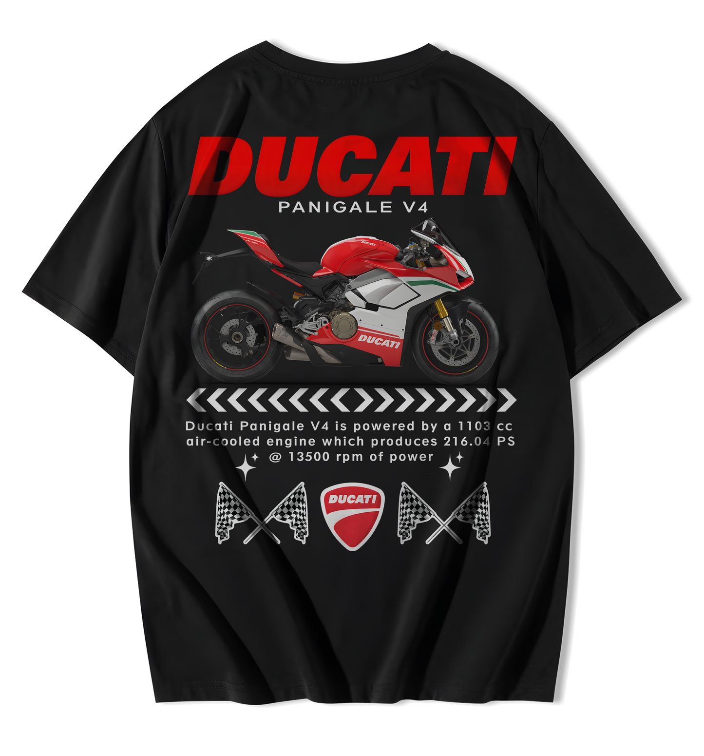 DUCATI Premium Heavy Fabric Oversized T-Shirt