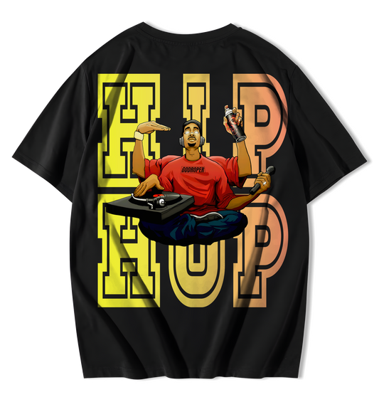 HIP-HOP Premium Heavy Fabric Oversized T-Shirt