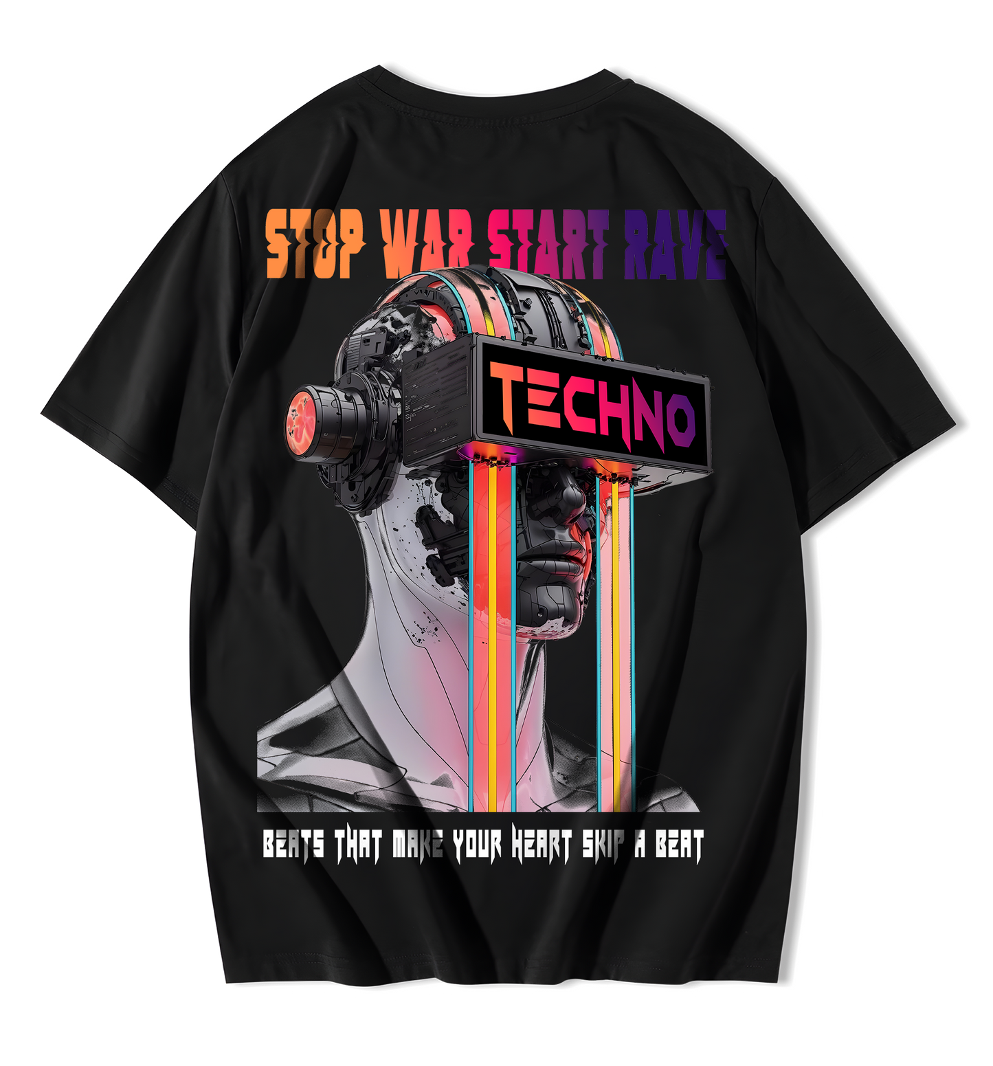 TECHNO Premium Heavy Fabric Oversized T-Shirt
