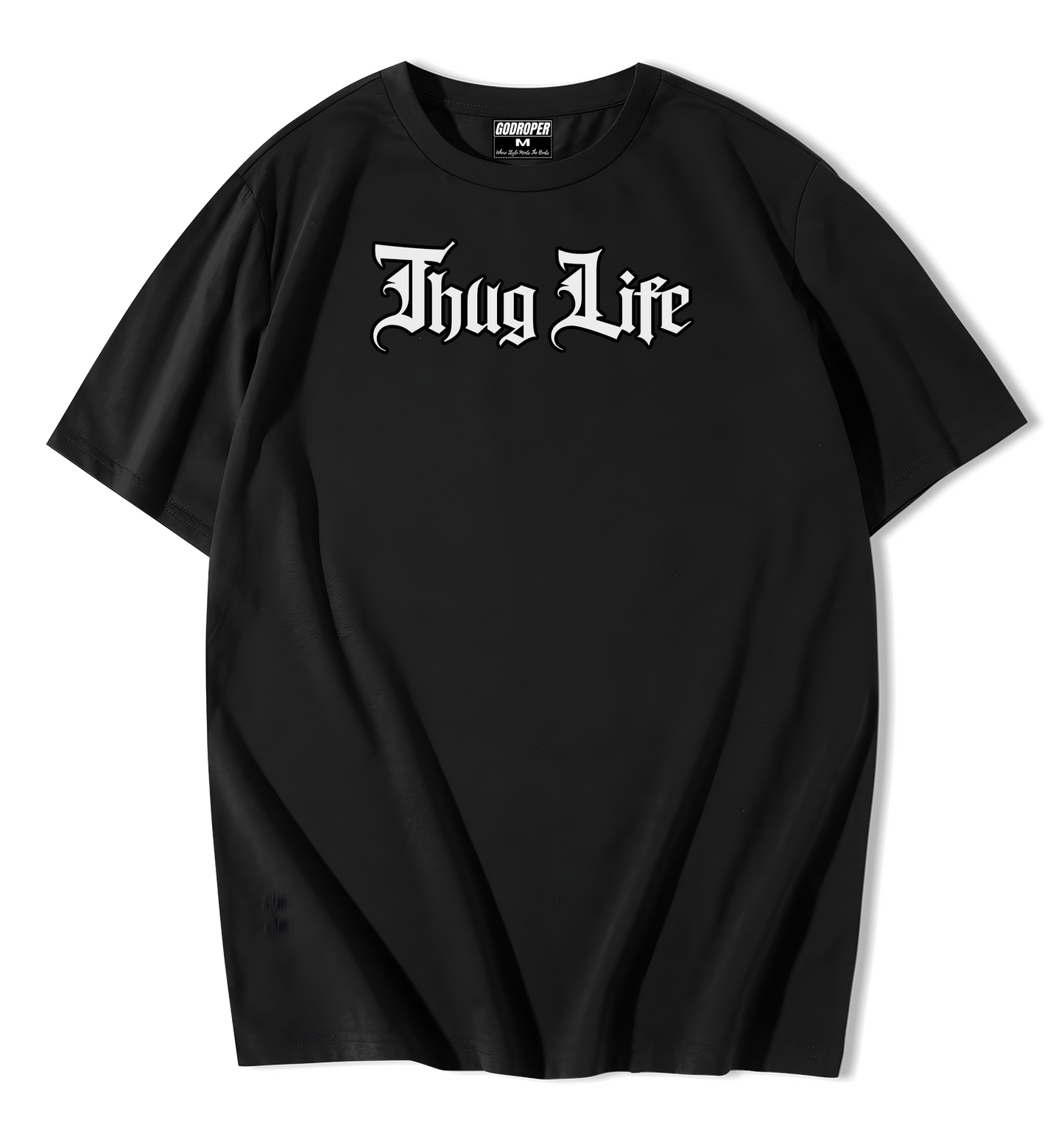 THUG LIFE  Premium Heavy Fabric Oversized T-Shirt